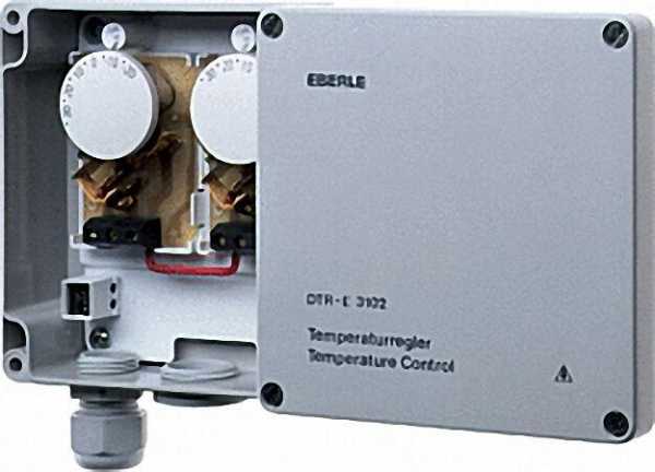 EBERLE Regler (elektr. mechan. ) für Dach- rinnenheizung Typ DTR-E 3102 -20 . . . 35°C