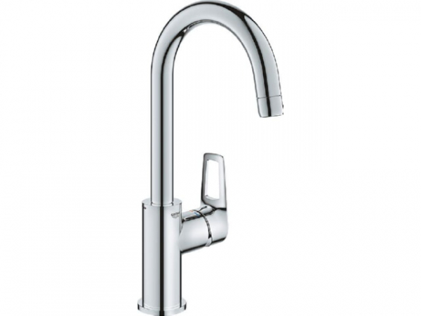 Waschtischmischer Grohe Bauloop, L-Size, chrom PushOpen-Ablauf