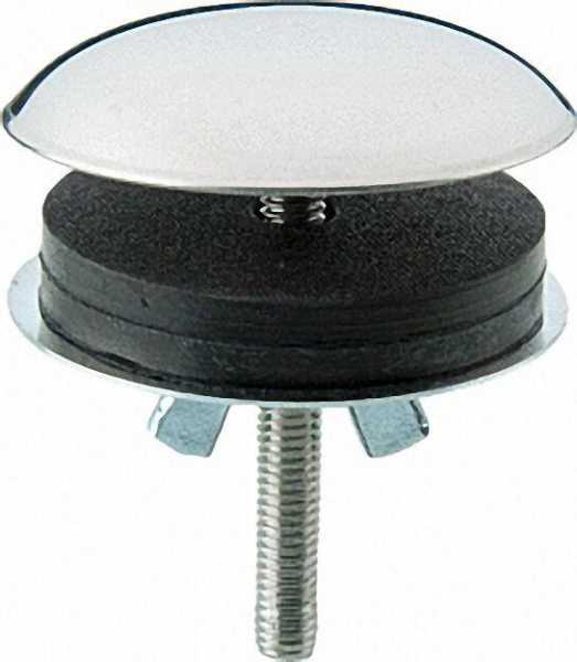 Deckrosette zum Abdecken von nicht benötigter Bohrungen in Spülen und Waschbecken, Niro poliert 42mm