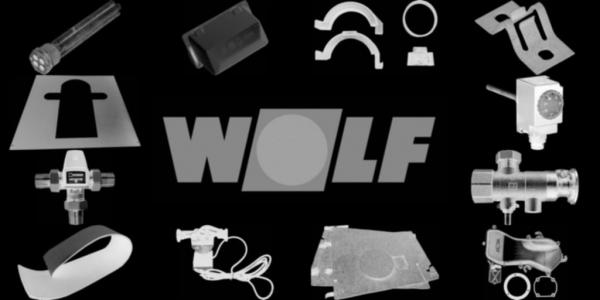 WOLF 8810131 Zubehör Vor-/Rücklauf(Verschlußklappen, Tür-und Kesselfußschrauben)
