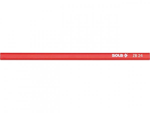 Bleistift rot aus Lindenholz Modell ZB 18cm Graphitmine HB