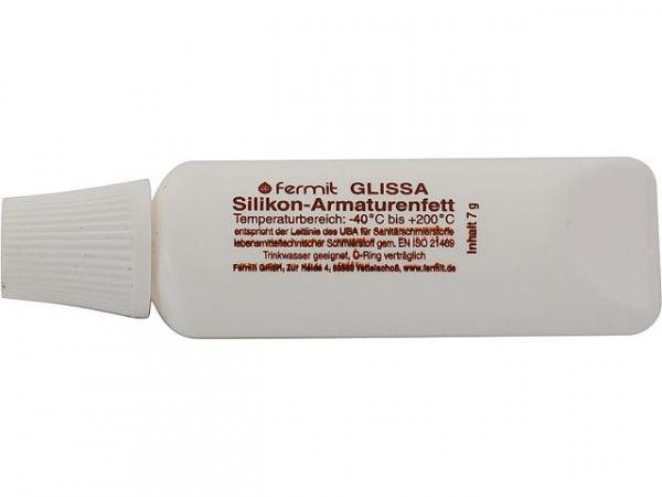 Fermit 15014 Glissa Silikon-Armaturenfett, Tube 7g