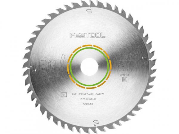 Kreissägeblatt Festool 230 x 30 x 2,5 mm, 48 Zähne