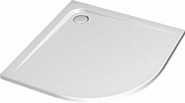 Viertelkreis-Brausewanne ULiter Flat, 900 x 900 x 47mm Radius 550mm, weiß