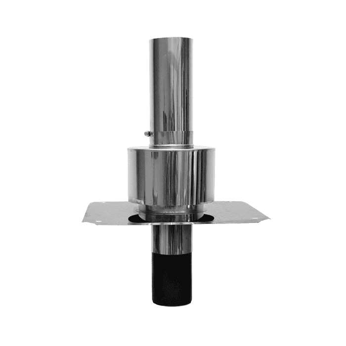 TTC Abgas Edelstahlschachtabdeckung Typ 1, DN 80 mm