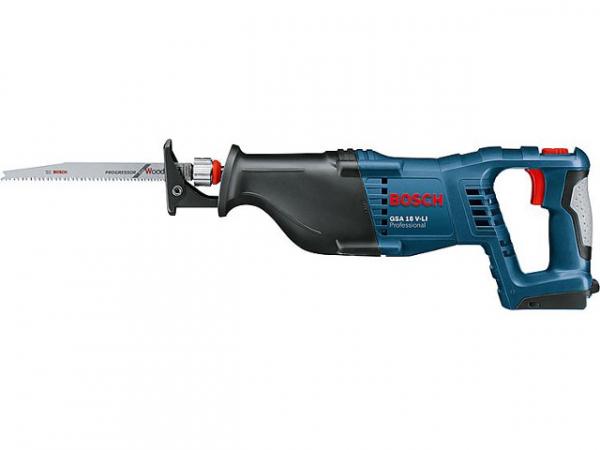 BOSCH Akkusäbelsäge GSA 18V-Li Professional, ohne Akku+Ladegerät, Hublängen=28mm