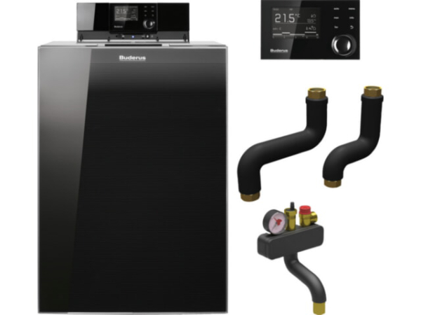 Buderus Logaplus M KB195 HYC25 Öl-Brennwertpaket 19kW RC310 MX400 BCS36 Adapter-Set 7739622419