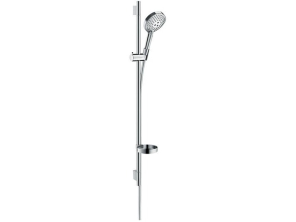 hansgrohe Brause-Set Raindance Select S 120 3jet PowderRain Unica`S Puro 900mm, 3 Strahlarten d: 125mm, chrom