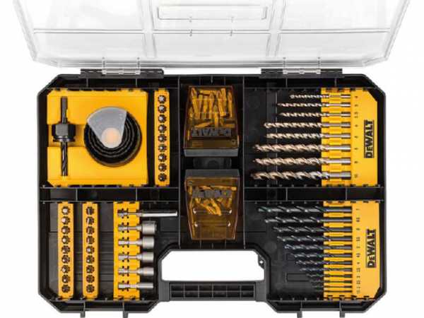 Bohrer- und Bit-Set DeWALT 100-teilig