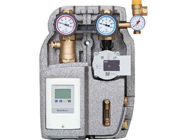 Solarstation Easyflow 22mm Zweistrang,2-12l/min,m.Regelung, Wilo Para Solarstation Easyflow 22mm Zweistrang,2-12l/min,m.Regelung, Wilo Para