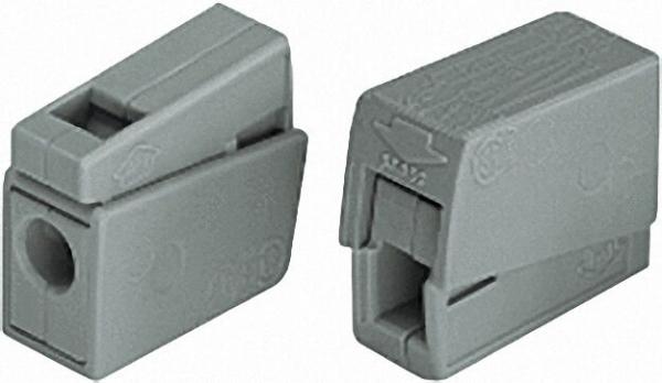 Leuchtenklemme 224 Standardausführung, Farbe: grau 1,0-2,5mm², VPE=100
