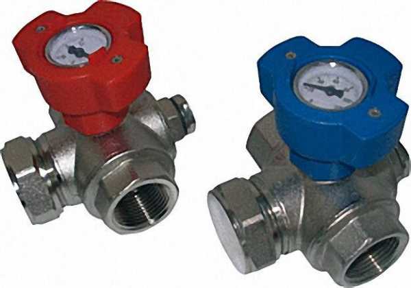 Multifunktionskugelhahn-Set für Wärmetauscher 1 1/4''