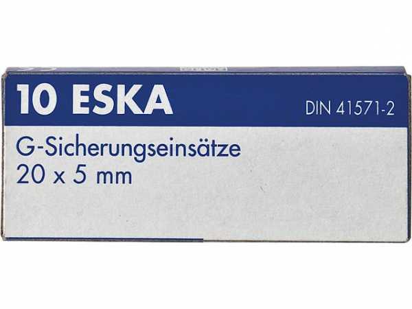 Feinsicherung mitteLiterge (5x20mm) 0,125 A 10 Stück