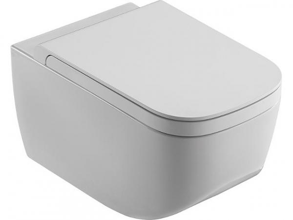 Wand-Tiefspül-WC NEXT 560x360mm, aus Keramik spülrandlos, weiß