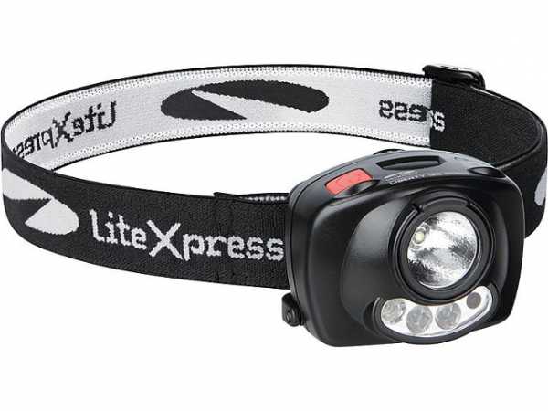 Kopflampe Liberty 120 1 LED weiss, 2 LED rot 63x50x44mm