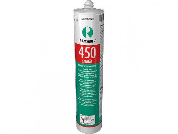 RAMSAUER Sanitär Fugendicht 450, bahamabeige, hochwertige Silicondichtungsmasse, 310 ml, 2000310