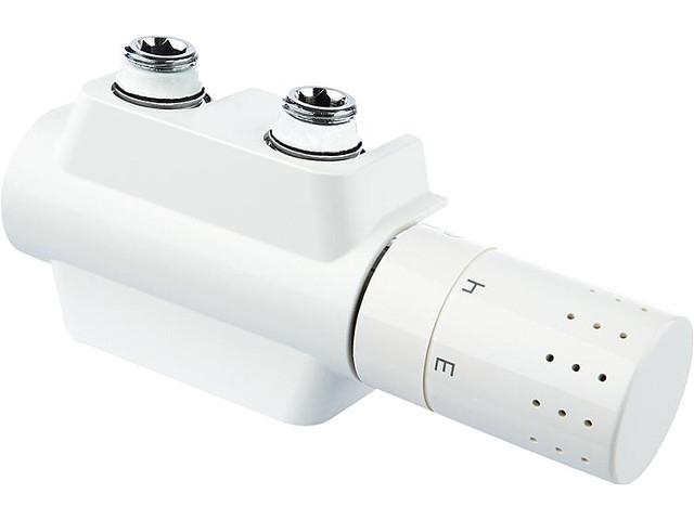 Ventilhahnblock Simplex Variodesign,für Zweirohrsysteme, weiß Ventilhahnblock Simplex Variodesign,für Zweirohrsysteme, weiß