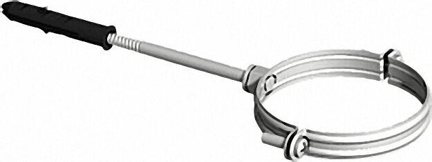 Kunststoff-abgassystem Befestigungsschelle für Kontrollrohr - DN 110 Kunststoff-abgassystem Befestigungsschelle für Kontrollrohr - DN 110