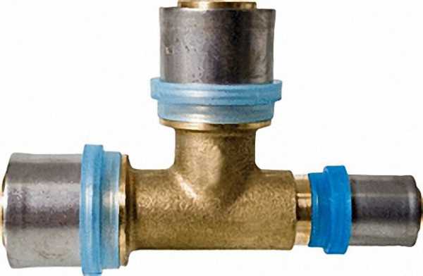 Pressfitting für MSVR T-Stück rechter Ausgang reduziert 32x3-32x3-26x3mm