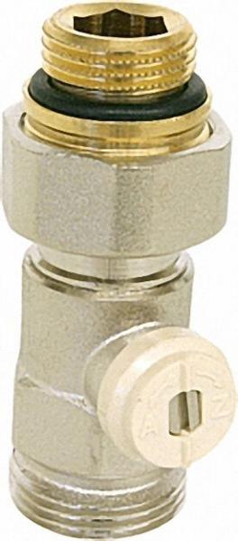 CALEFFI Einzelkugelhahn Durchgangsventil 1/2''AG Rohranschluss 3/4''