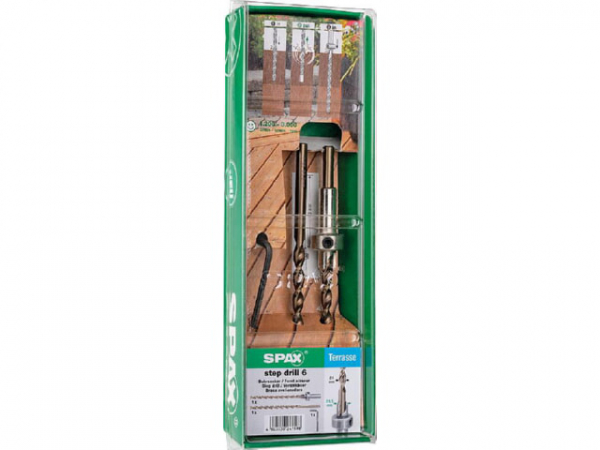 Bohrsenker Set 2x Holzbohrer 6mm, 1x Senker 9,5mm 1x Innensechskantschlüssel