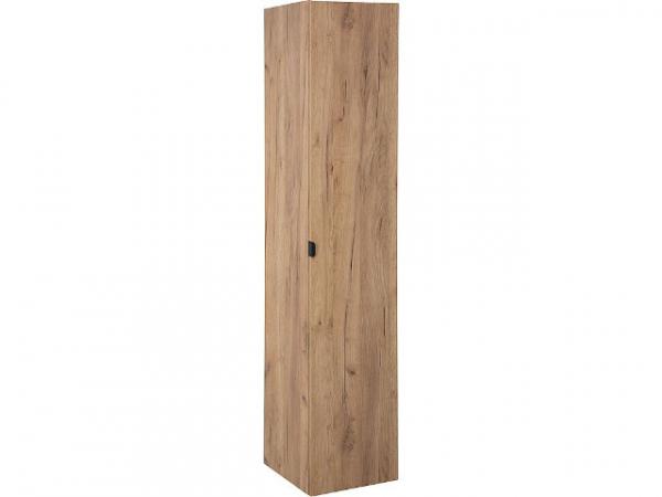 Hochschrank Serie LOSSA 1 Türe,Anschl. rechts, asteiche cortina,350x1625x370mm