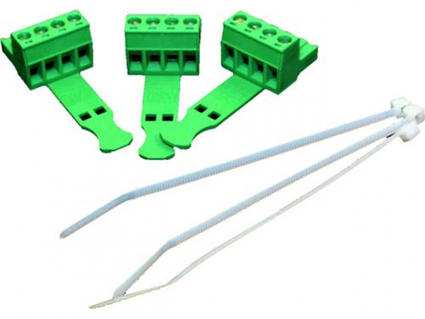 WOLF 2744819 Stecker Phönix grün groß 4-polig(3 Stück)