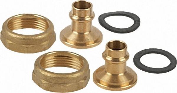 Verschraubungssatz 1 1/4''ÜWM x 15mm Pressfitting für Brauchwasserpumpen