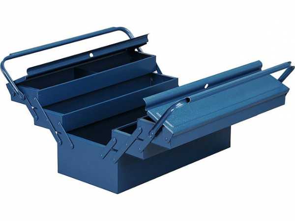 Werkzeugkasten blau BxTxH 560x220x230mm McPlus Metall 5/57 