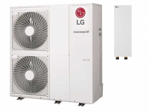 LG Wärmepumpe Therma V Monoblock Silent, 12,0kW, 400V, R32 mit ext. Zusatzheitzung 6,0kW