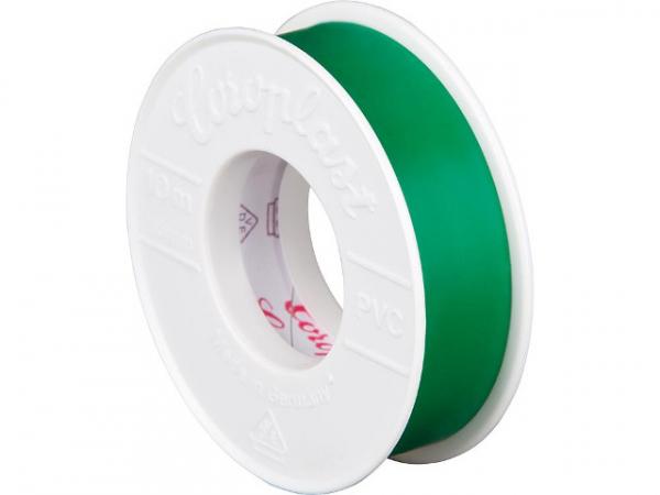 Elektroisolierband grün, Breite 15 mm, Länge 10 m, 1 Stück