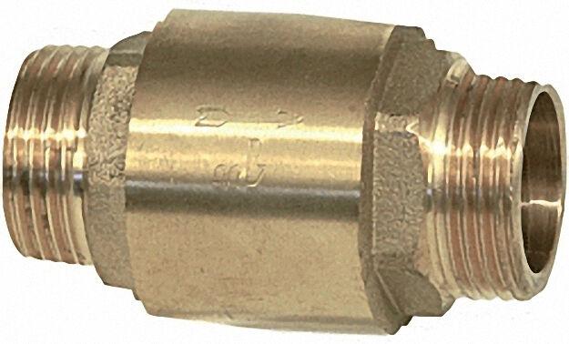 Rückschlagventil aus Messing mit AG 1 1/4'' X AG 1 1/4'' Typ 8 Rückschlagventil aus Messing mit AG 1 1/4'' X AG 1 1/4'' Typ 8