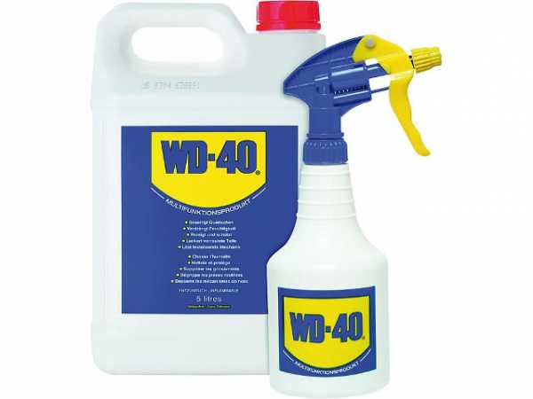 WD-40 Multifunktionsöl 5 Liter Kanister inkl. Zerstäuber