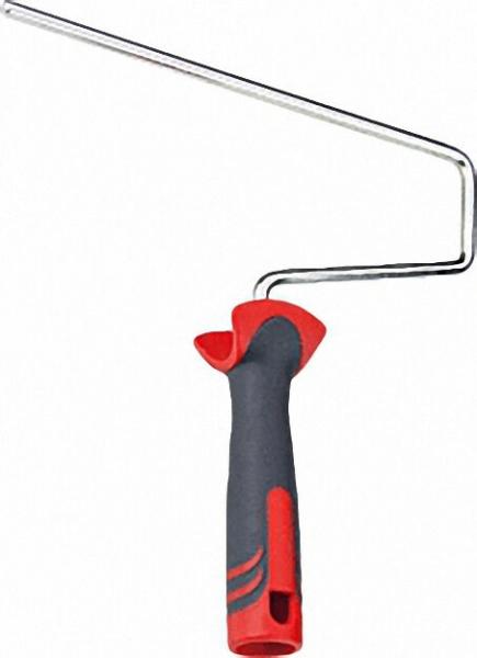 Bügel 8mm / 25-27 cm Softgrip schwarz/rot