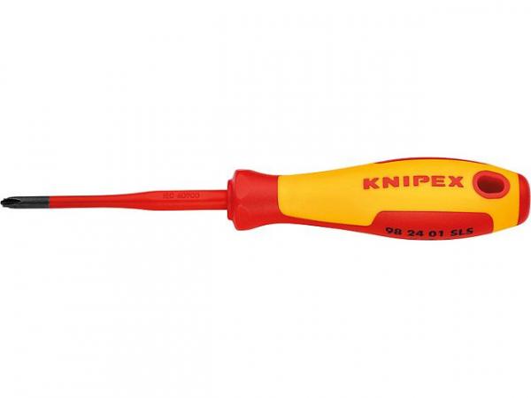 Schraubendreher KNIPEX Slim PH1 und zzl. passend für Plus/Minus Klemmschrauben