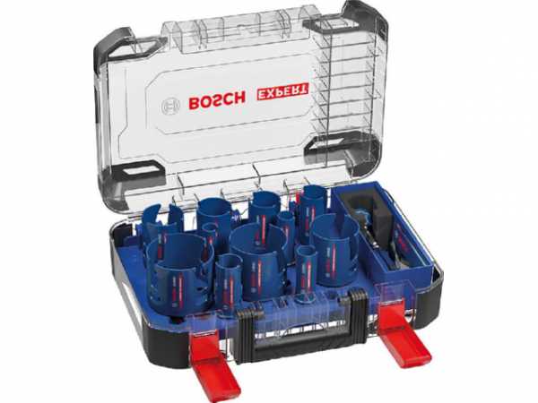 Lochsägen-Set BOSCH Expert 11-teilig, Ø 20/22/25/32/35/40/ 44/51/60/68/76mm