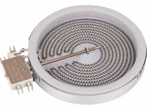 HiLight-Heizkörper 1200W-230V, d=140mm, DP-Zunge