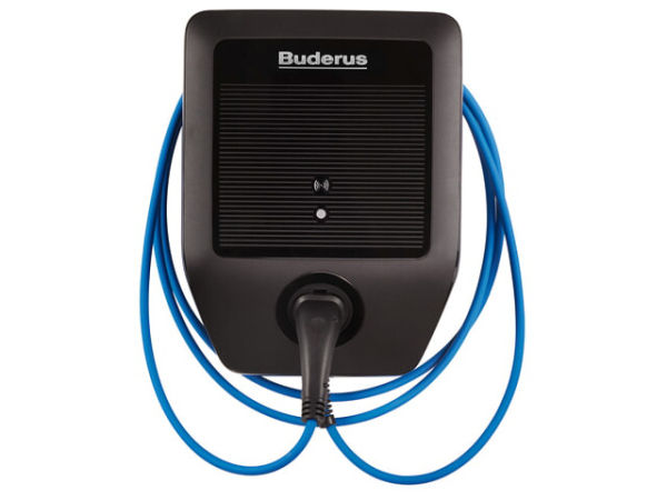 Buderus Wallbox Logavolt WLS11iP+, 11kW, mit 7,5m Ladekabel, PV-optimierte Steuerung, RFID, App-Bedienung 7738101108