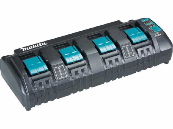 Akku-Vierfachladegerät MAKITA DC18SF für 14,4V und 18V Akkus