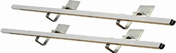 SUNEX Aufdachmontageset Standard für Dachneigung ab 25° - Grundbausatz für 2 Röhren-Kollektoren