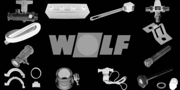 WOLF 2484306 Seitenverkleidung hinten links unteninkl. Befestigungsmaterial weiß