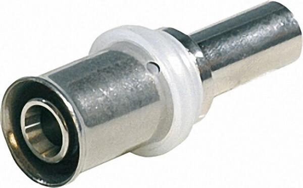 Pressfitting für MSVR Pressübergang + Einsatz 16x15, vernickelt