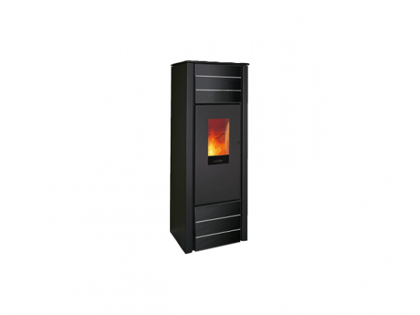 Buderus Pellet-Primärofen, family.nrg air+, 2-6 kW, Frontverkleidung Glas black, Steuerung S5, rlu, 7736602227