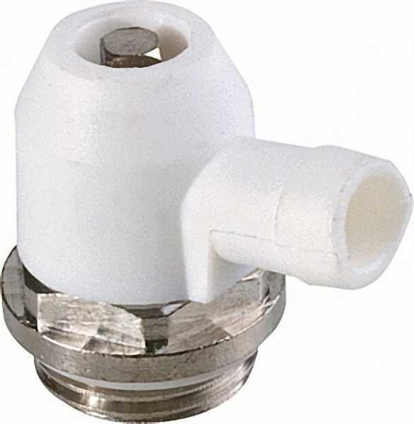 Entleerhahn drehbar 1/2'' Messing vernickelt Drehbare Silikon Dichtung