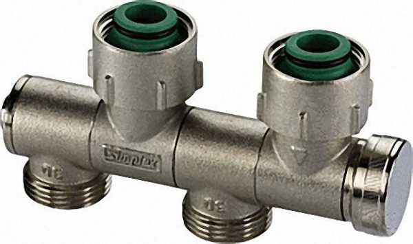 SIMPLEX VarioCon-Hahnblock Typ FE2 mit 3/4'' AG