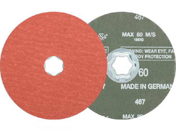 Fiberscheibe Pferd COMBICLICK, d 125 mm, Körnung A-COOL60
