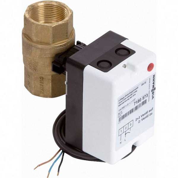 VIESSMANN 7180573 2-Wege-Motorkugelventil DN 32 mit elektrischem Antrieb