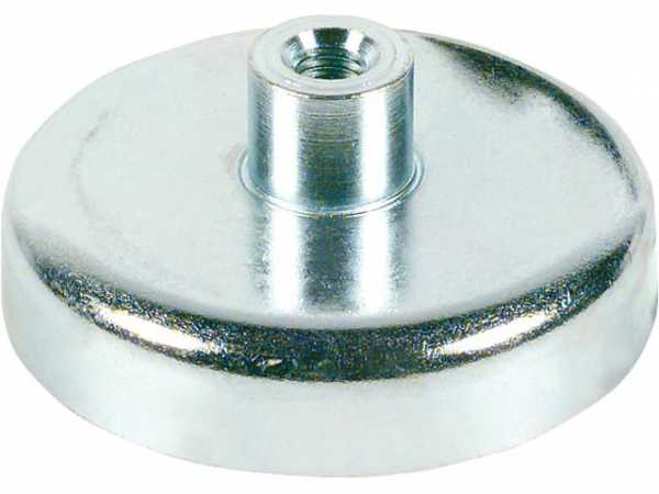 Magnetflachgreifer mit Gewindeb. max. Einsatztemp,200°C Abm,57x18,5mm, 1 Stück