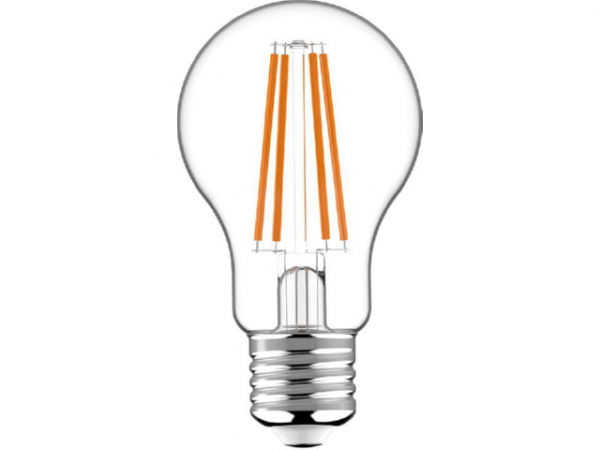 LED Filament Leuchtmittel - Glühlampe A60 E27 7W 806lm 2700K Klar 330°