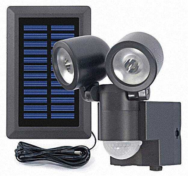 Außenleuchte Solar LED mit Bewegungsmelder 360° Duo LPL, schwarz Außenleuchte Solar LED mit Bewegungsmelder 360° Duo LPL, schwarz